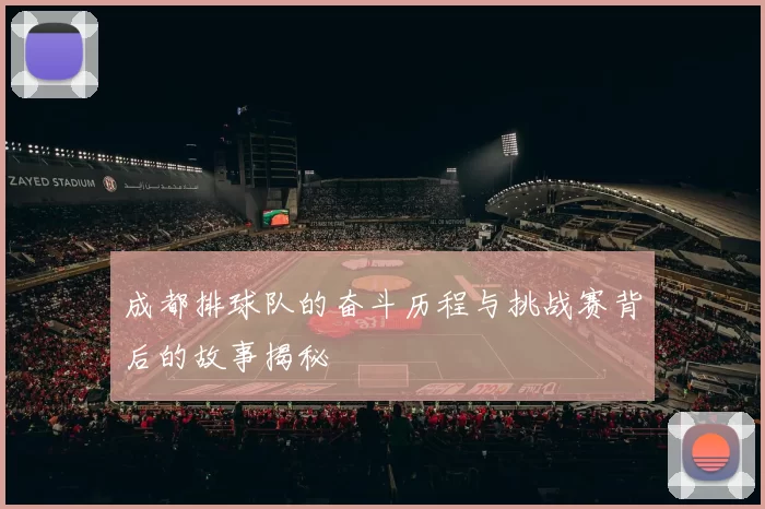 成都排球队的奋斗历程与挑战赛背后的故事揭秘